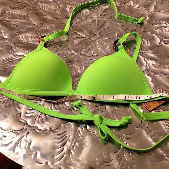Pink, Victoria secrect NWT, padded,push up XL bikini top , MINT GREEN- very rare - Picture 8 of 9